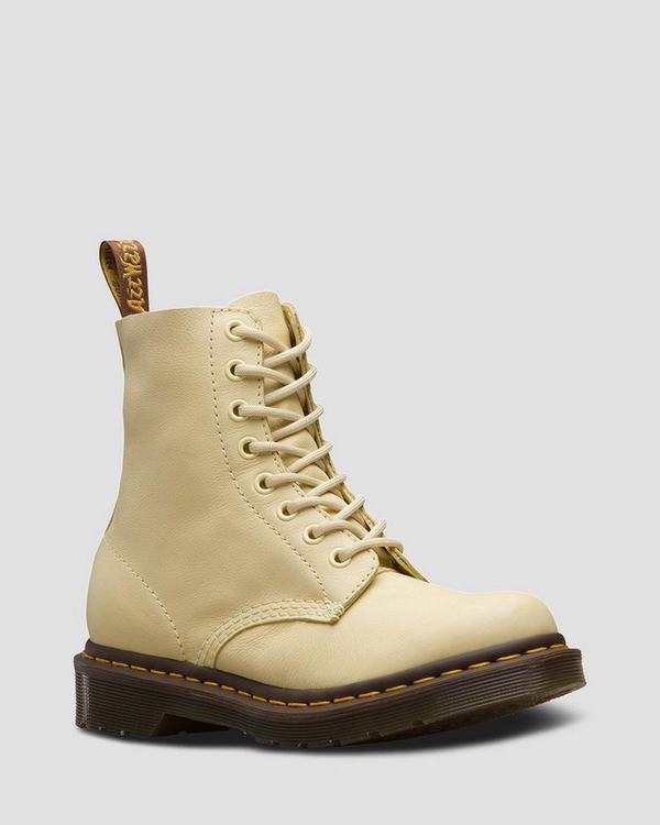 Dr Martens Dámské Kotníkové Boty 1460 Pascal Virginia Žluté, CZ-217845